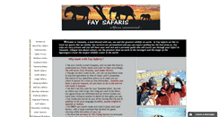 Desktop Screenshot of faysafaris.com